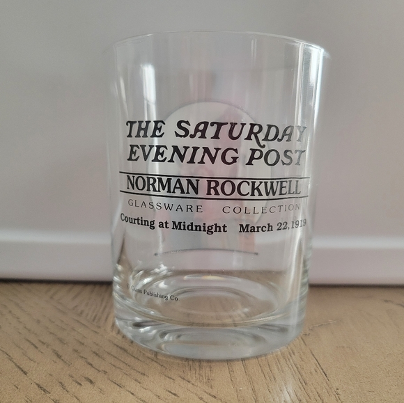 Norman Rockwell Glasses "The Saturday Evening Post" Glassware Set of 4 VGC - Picture 2 of 9